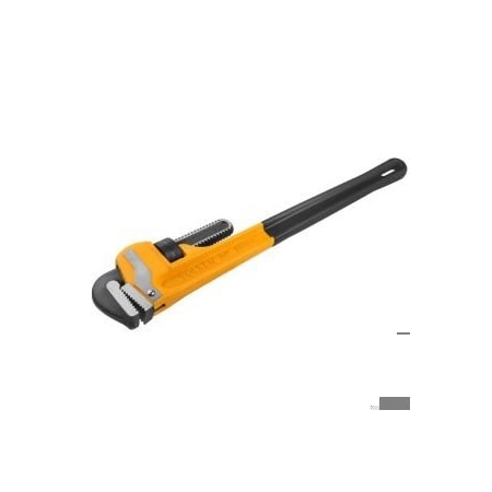 Tolsen 14 in. PIPE WRENCH INDUSTRIAL MOBILE JAW DROP-FORGED WITH HIGH QUALITY CR-MO STEEL, DIPPED HANDLE 10070